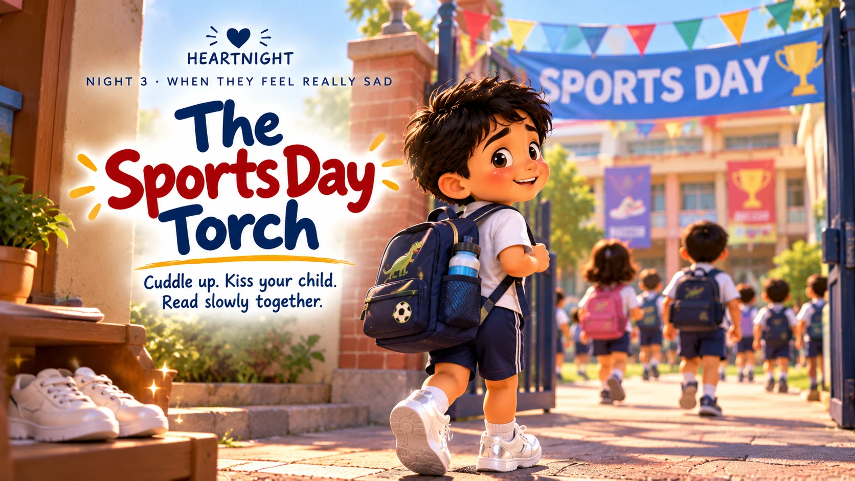 Ayaan on sports day at school